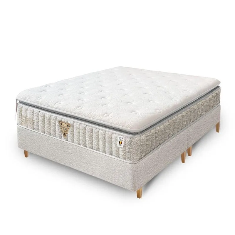 Colchão Firme Natural 2025- 100% Latex Firme Opcionais Box Medida Queen 158x198cm