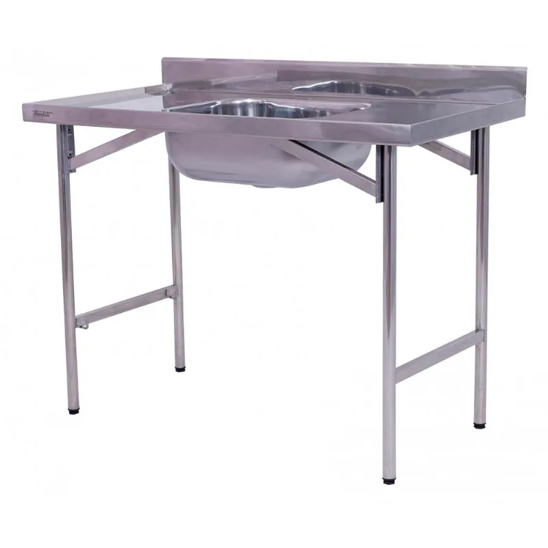 Pia Industrial Benfati Inox 430 180x60cm com 1 Cuba 503