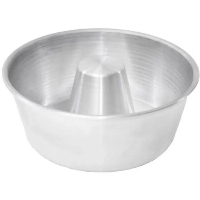 Forma Mini Pudim/Torta Suíça 17Cm Alumínio - Metasa
