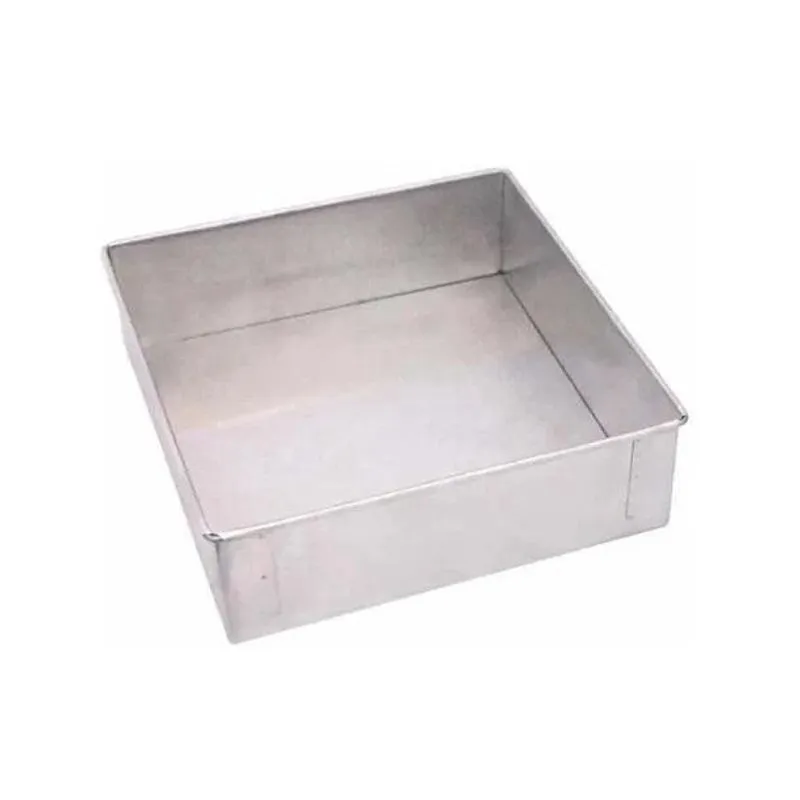 Forma Bolo Quadrada Fundo Fixo 15X15X10Cm - Metasa