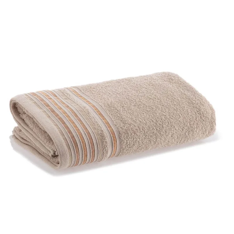 Toalha de Rosto Jacquard Soline 50cm x 70cm - Fatex - Bege