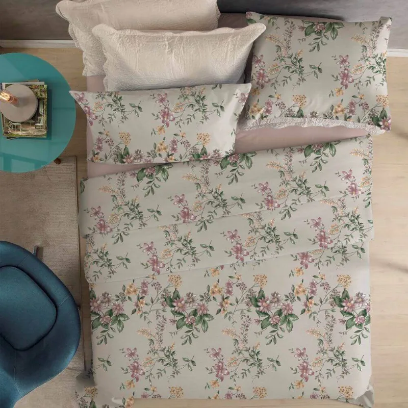 Jogo de Cama Casal Essenciale com 4 Peças - Corttex - Antonella - Corttex