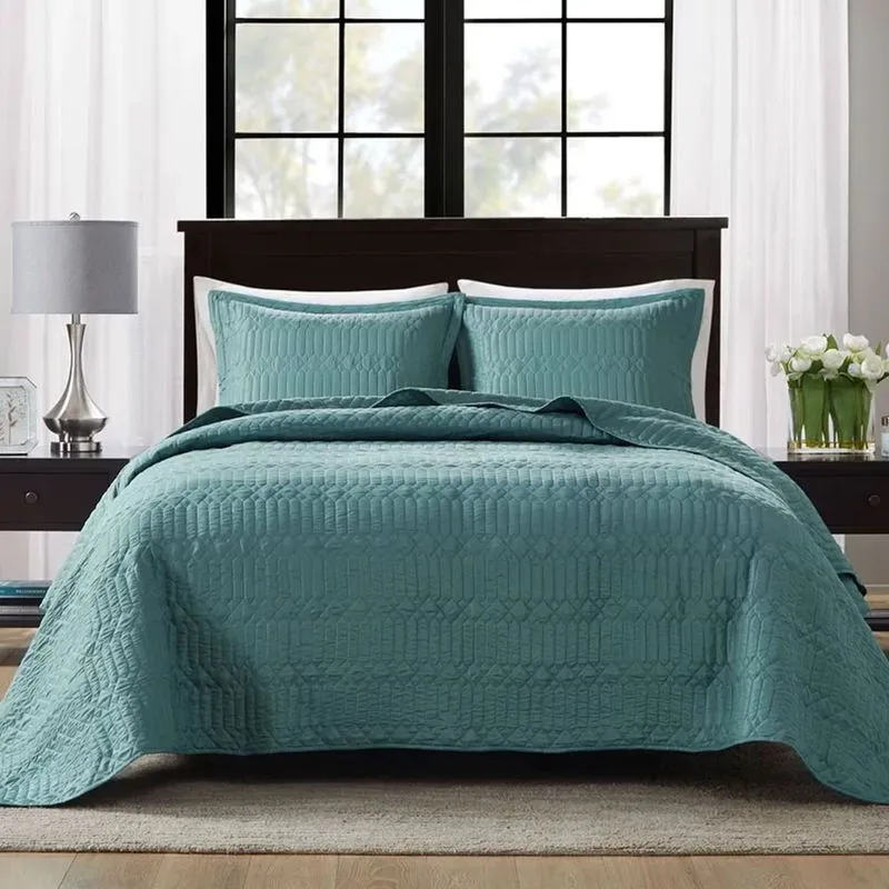 Colcha Siena Attuale Queen 2,40m x 2,60m Verde Corttex