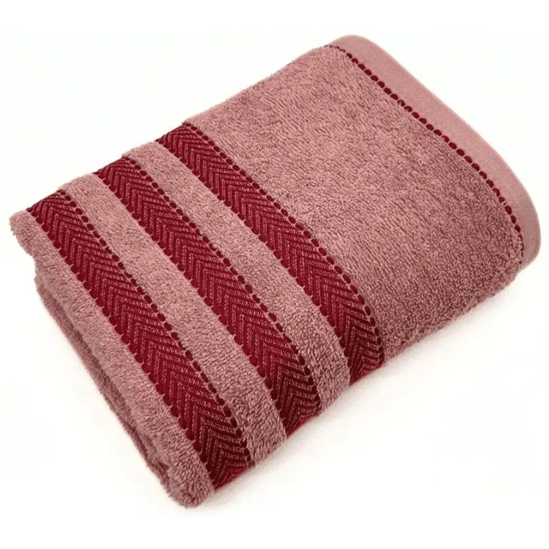 Toalha Banhão Asti Jacquard Rosa 80x150 Cm - Fatex