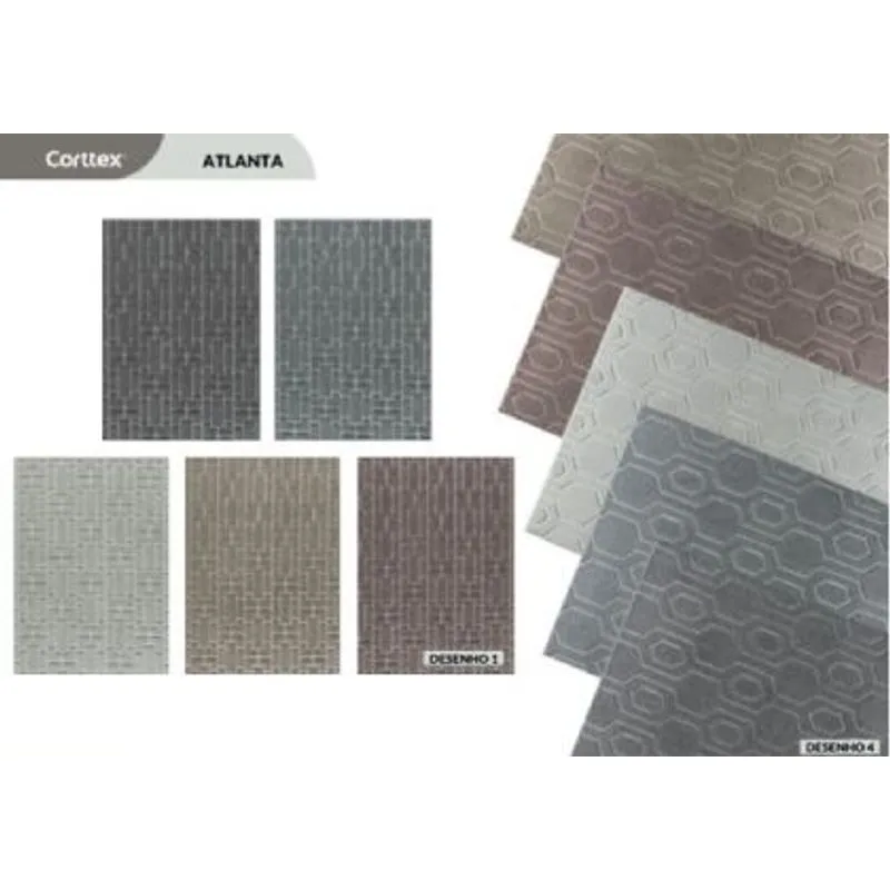 Tapete Atlanta 200x240 Sort - Corttex