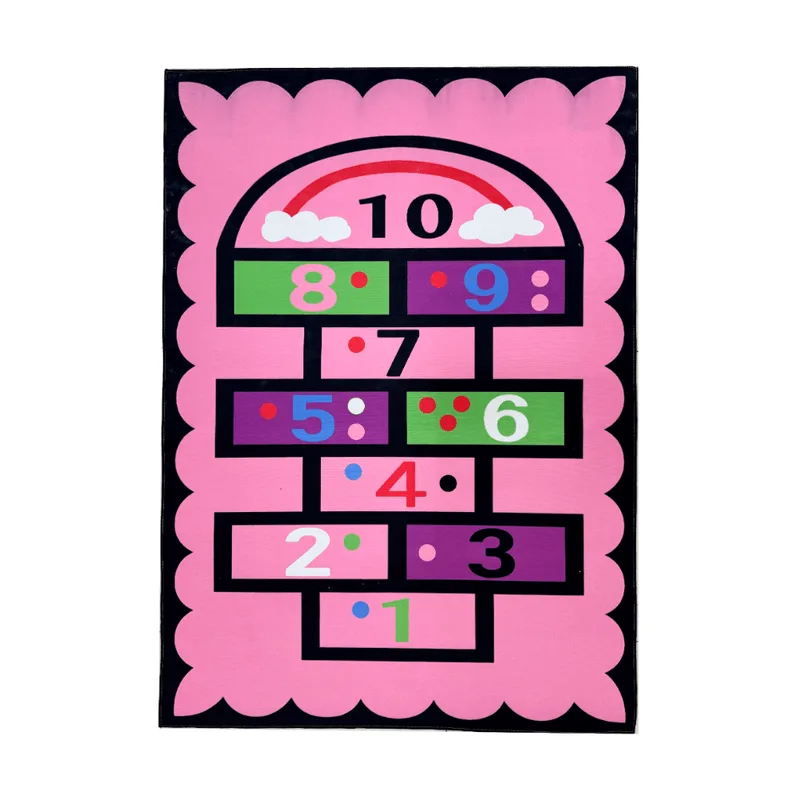 Tapete Infantil De Atividades Para Quarto 100cm X 140cm Antiderrapante