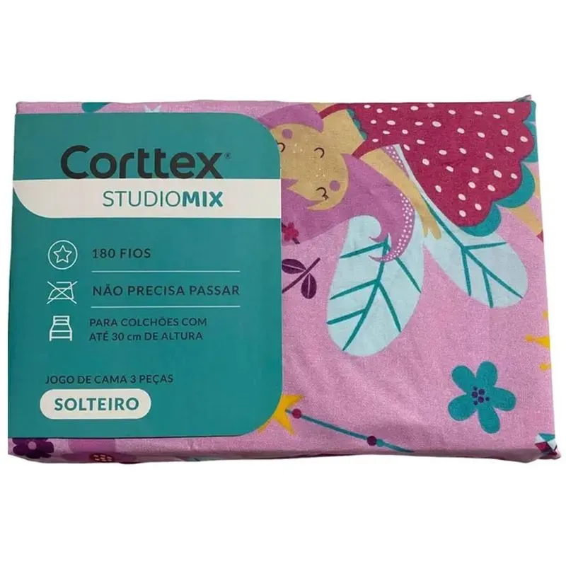 Jogo De Cama Solteiro Infantil Studio Mix Sortido 2 Fatex