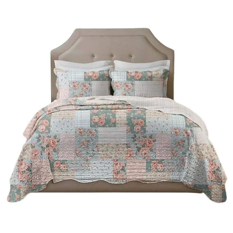 Colcha Casal Boutis Attuale Estampado Sortido 6 220x240cm Fatex