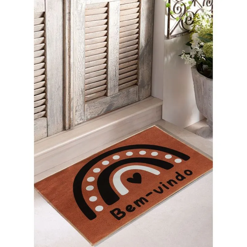 Tapete Bem Vindo Berlim Estampado 40x55cm Sortido - Corttex