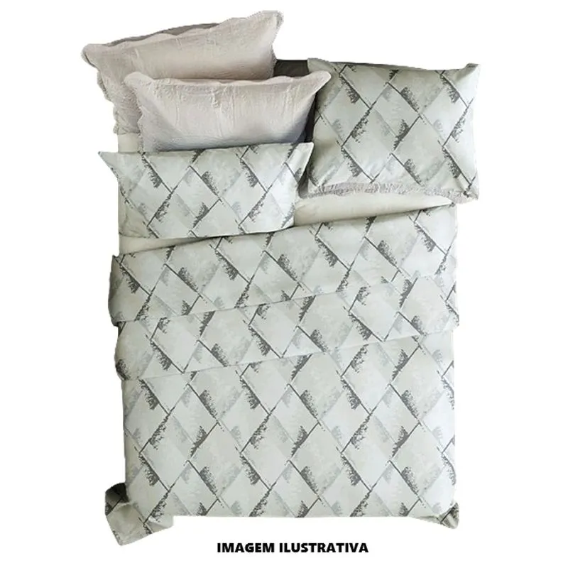 Jogo De Cama Casal Microtec 200 Fios Sortido 6 - Fatex