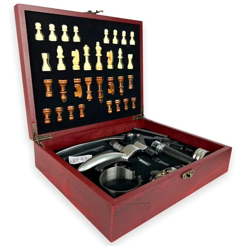 Kit Saca Rolha Abridor Vinho Profissional E Acessórios