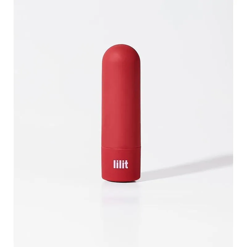 Bullet Lilit Mini Vibrador Bordô 5 Modos De Vibração 6,3cm X 1,8cm À Prova D'água Recarregável Silencioso