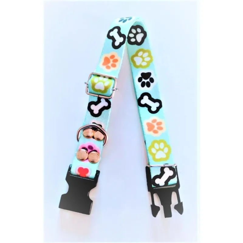 Coleira cachorro Smooty Pet M Estampada