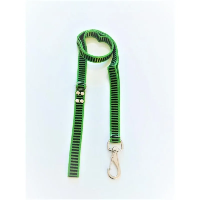 Guia cachorro Smooty Pet com regulagem M Listrada - 1