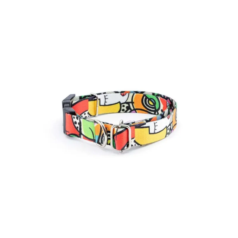 Coleira cachorro Smooty Pet Abstrata