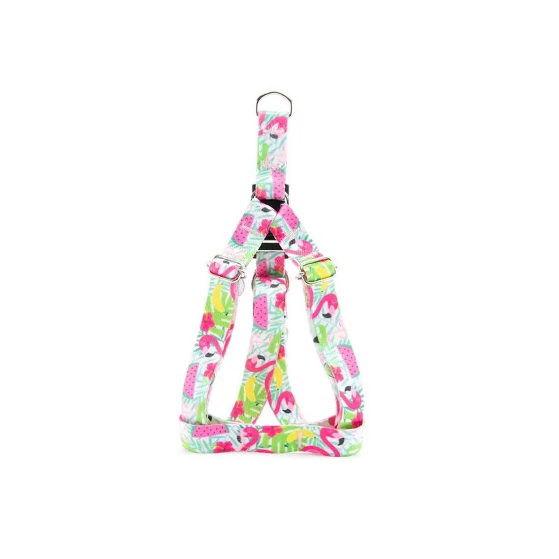 Peitoral cachorro Smooty Pet Flamingo