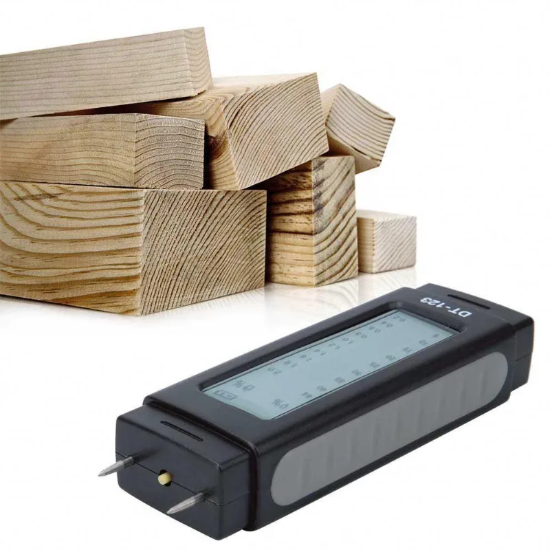 Medidor Umidade Madeira, Papel, Concreto Reboco Dt-123 Impac