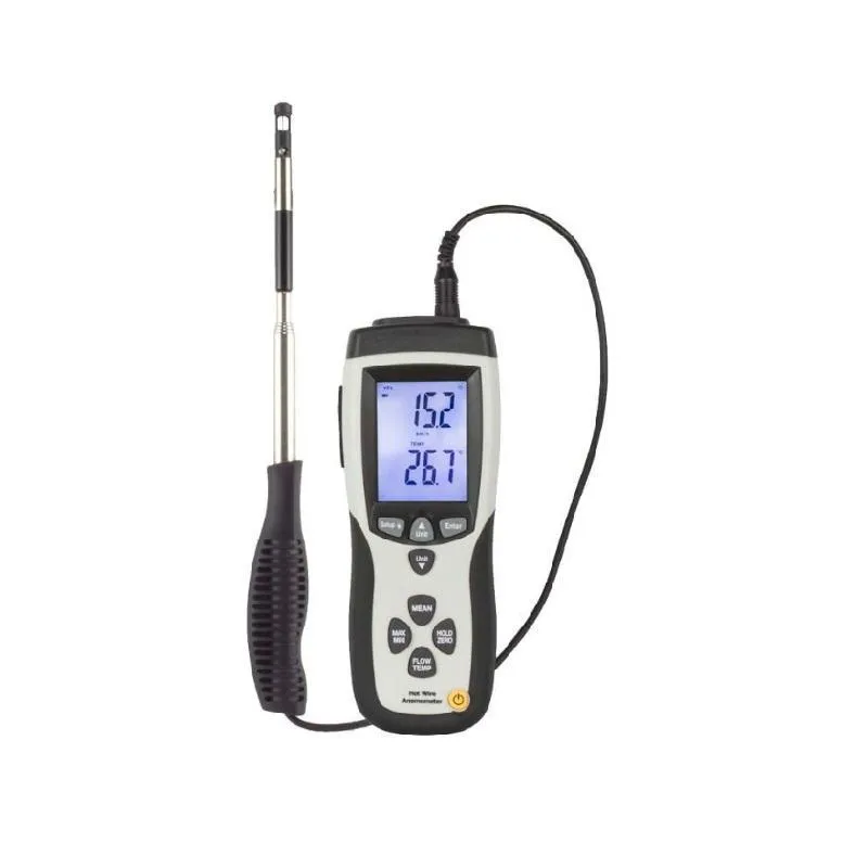 Termoanemômetro Digital Portát. Fio Quente Usb Ip-8880 Impac