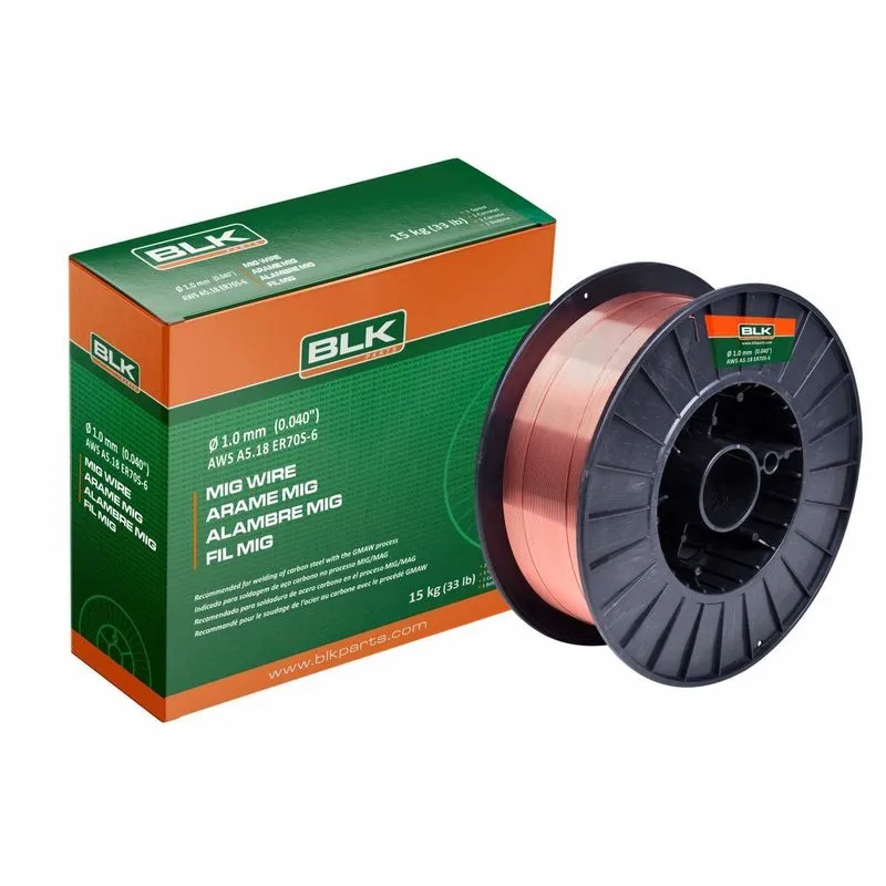 Arame Para Solda Mig/mag Blk Er70s6 15kg Bitola 1,0 Mm