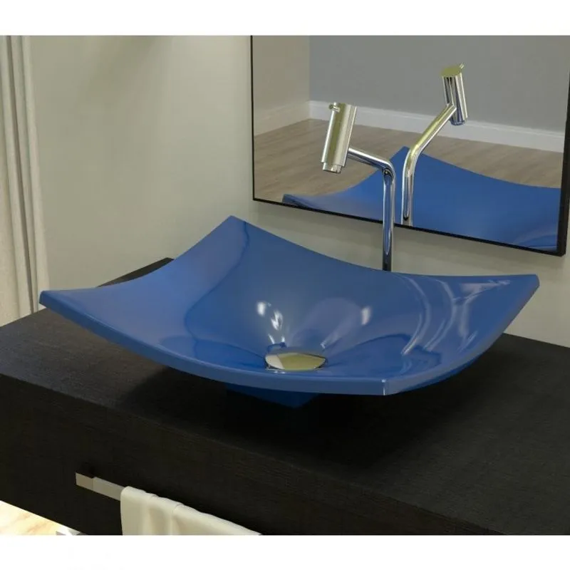 Kit Cuba F44 com Válvula Click Compace Azul Escuro