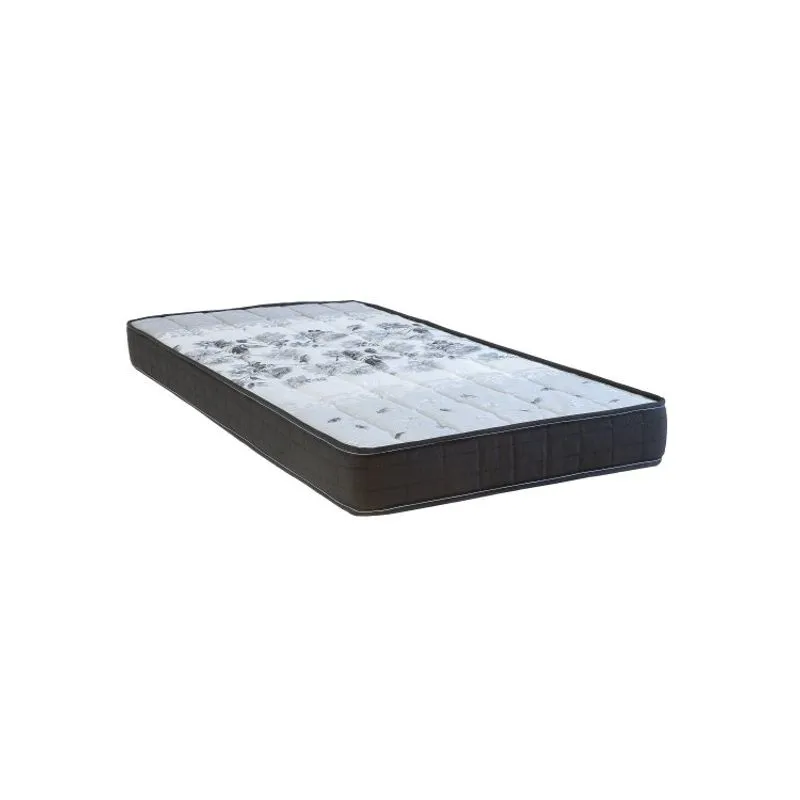 Colchão Solteiro D28 16cm 88cm 188cm Espuma Sonolev Kappesberg Branco/Preto/Cinza