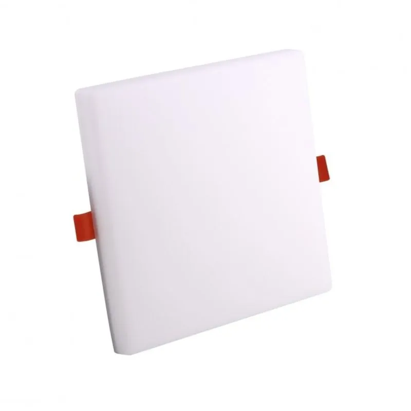Painel LED Frameless 17W Quadrado Embutir Sobrepor 4000k Taschibra 4000K Luz Neutra