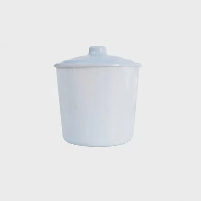 Lixeira Polipropileno 5L Ourofino Branca Linha Croma Resistente