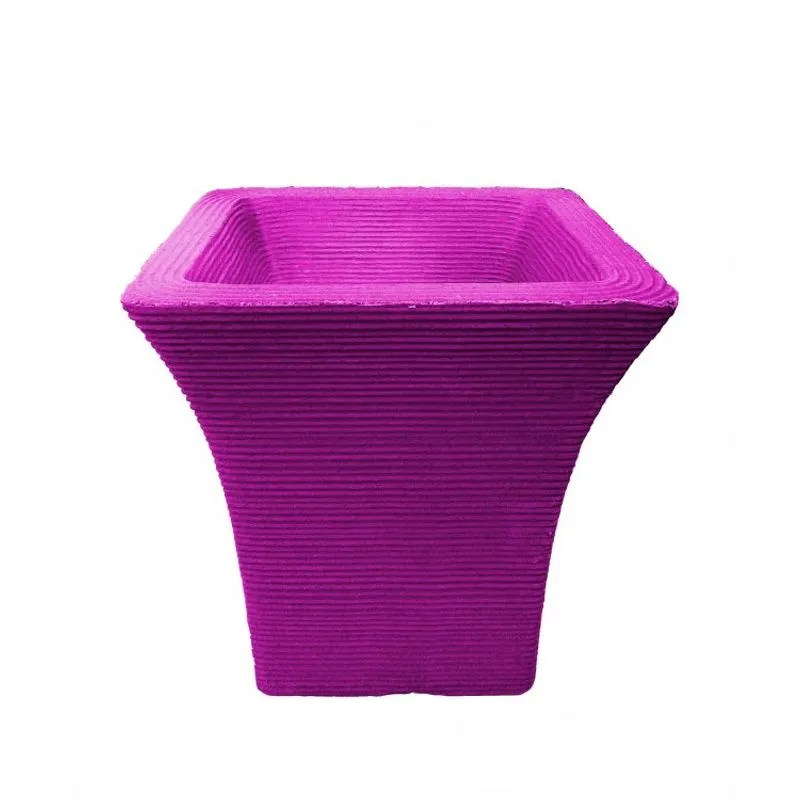 Vaso Decor Plant Quadrado Pequeno Lilás