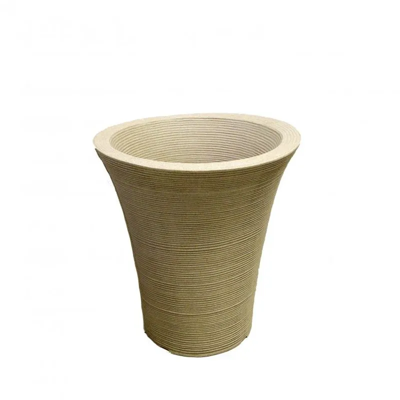 Vaso Decor Plant Circular Pequeno Bege Granito