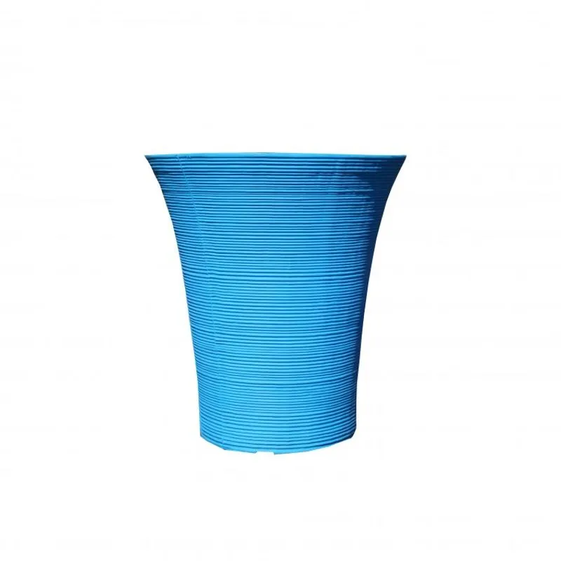 Vaso Decor Plant Circular Pequeno Azul