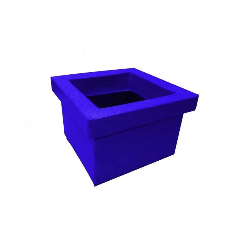 Vaso Quadrado Grande Azul