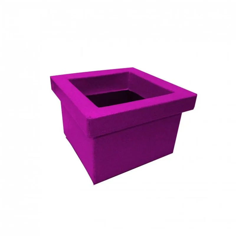 Vaso Quadrado Pequeno Lilás