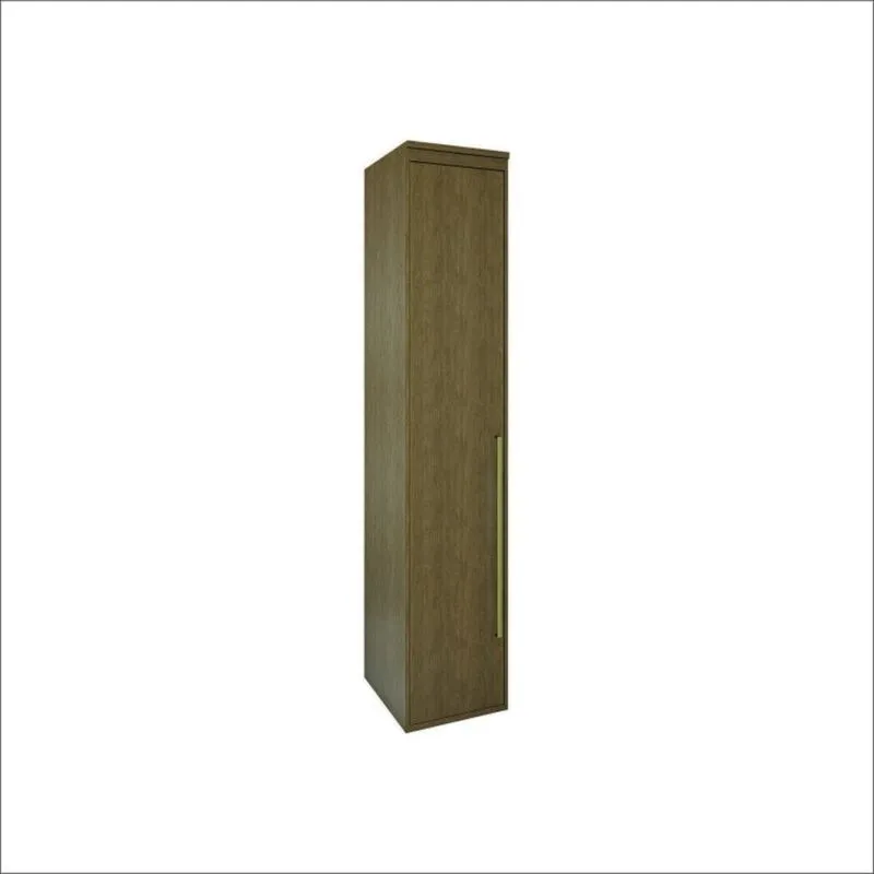 Módulo Guarda-roupa 1 porta c/ gavetas Belmax Ébano