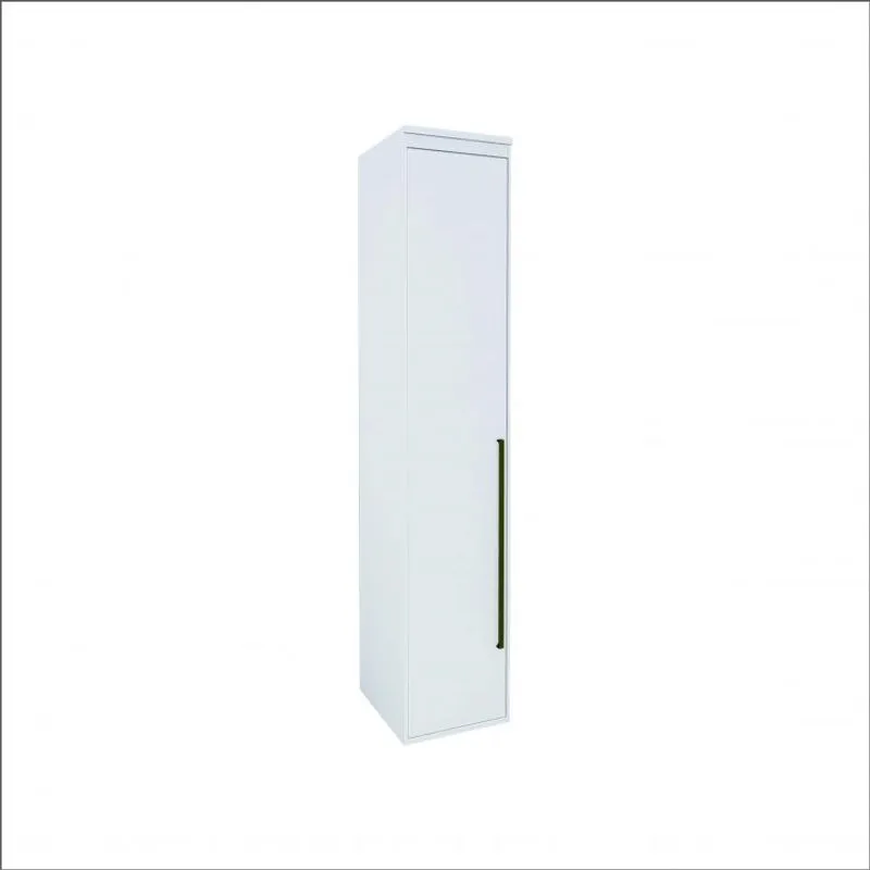 Módulo Guarda-roupa 1 porta c/ prateleiras Belmax Branco