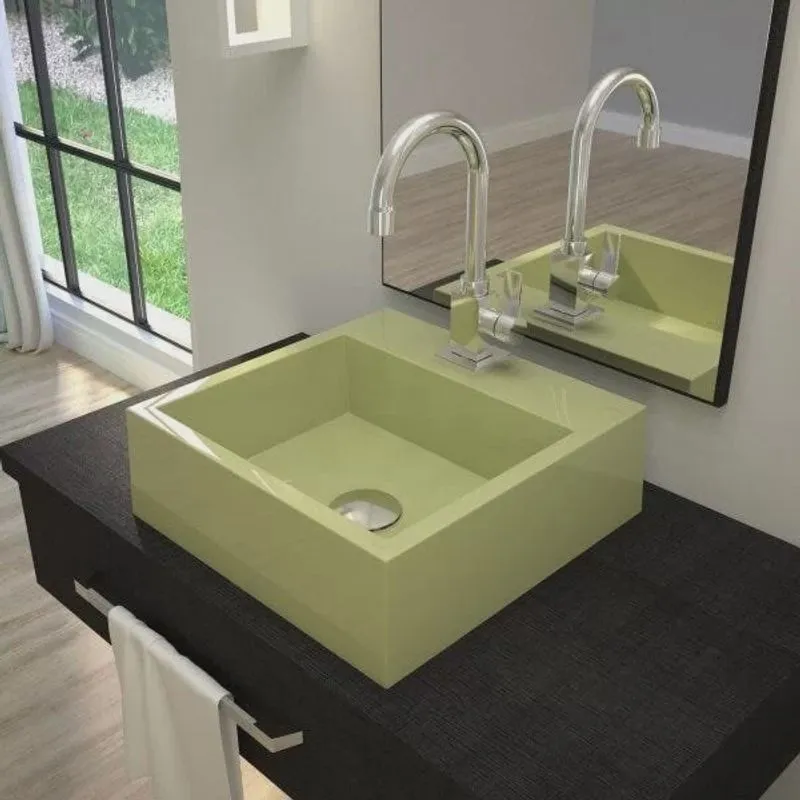 Kit Cuba Q395 com Torneira Luxo 1195 Metal e Válvula Click 1 Pol. e Sifão Pvc e Flexível Compace