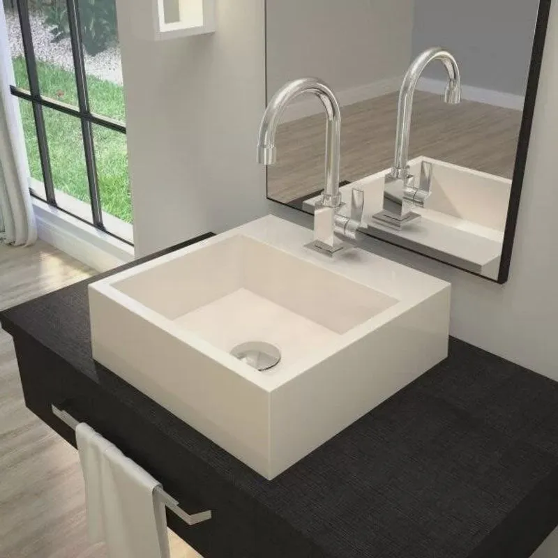 Kit Cuba Q395 com Torneira Luxo 1195 e Válvula Click 1 Polegada e Meia Compace