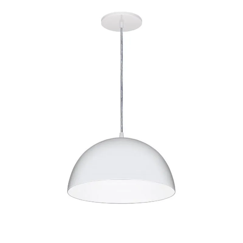 Pendente Milão Classic Conti Iluminação Branco Fosco