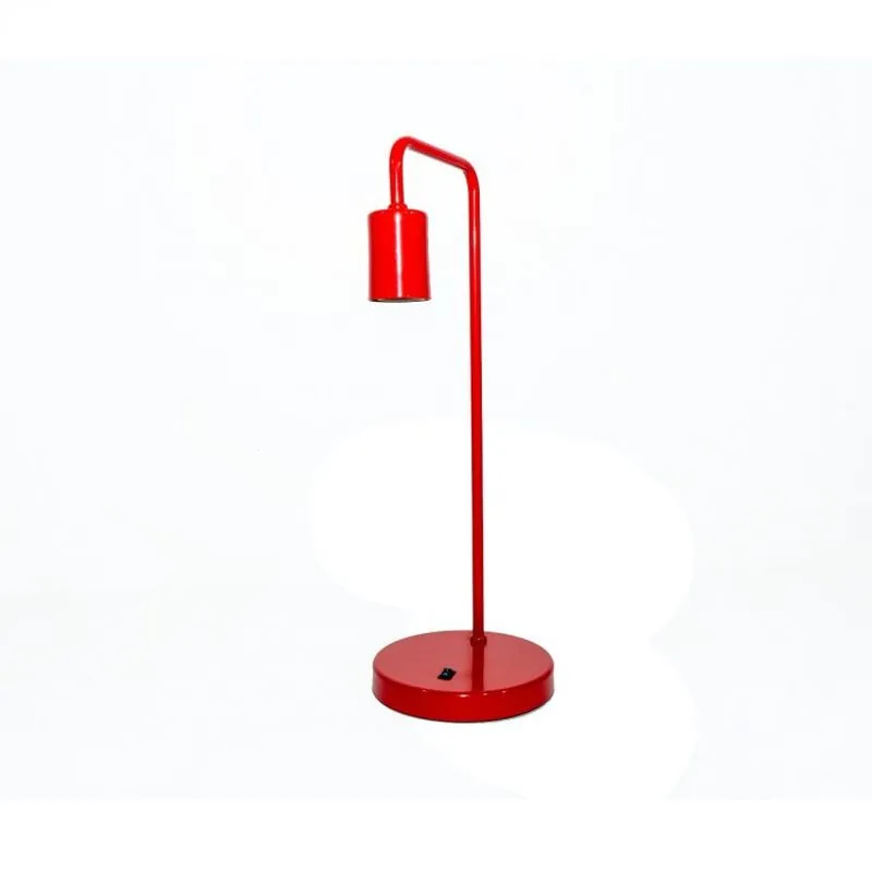 Abajur Piaui Conti Iluminação Vermelho
