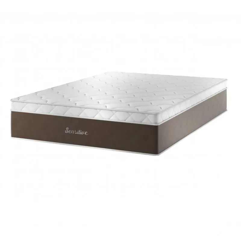 Colchão Queen 32cmx158cmx198cm Molas Ensacadas Magnético Massageador Sensitive Viero Marrom