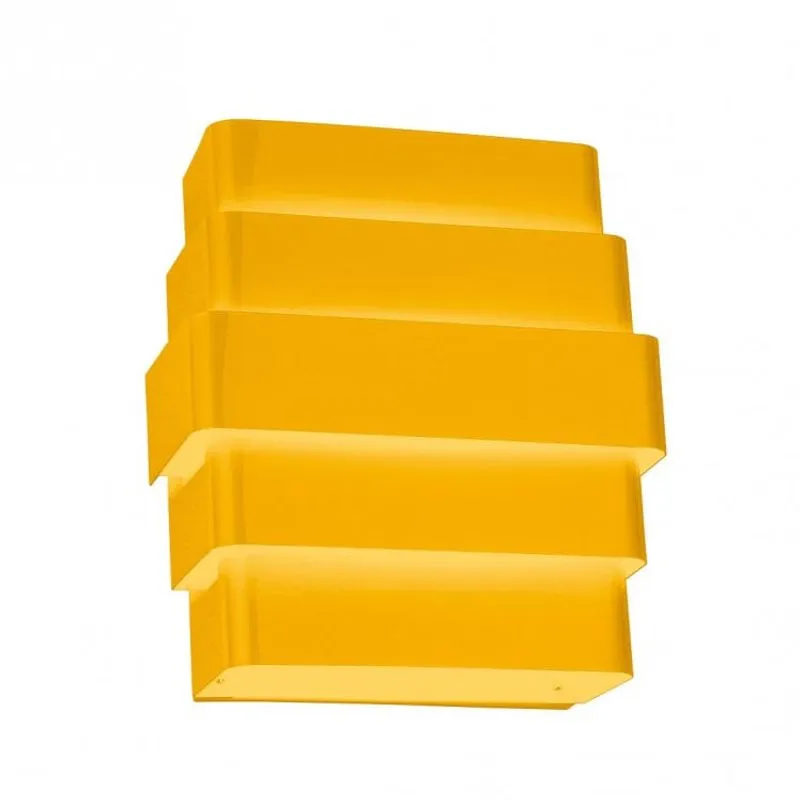 Arandela Suica Conti Iluminação Amarelo