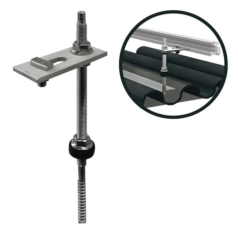 Estrutura Suporte Fixador Placa Painel Solar Alumínio E Inox