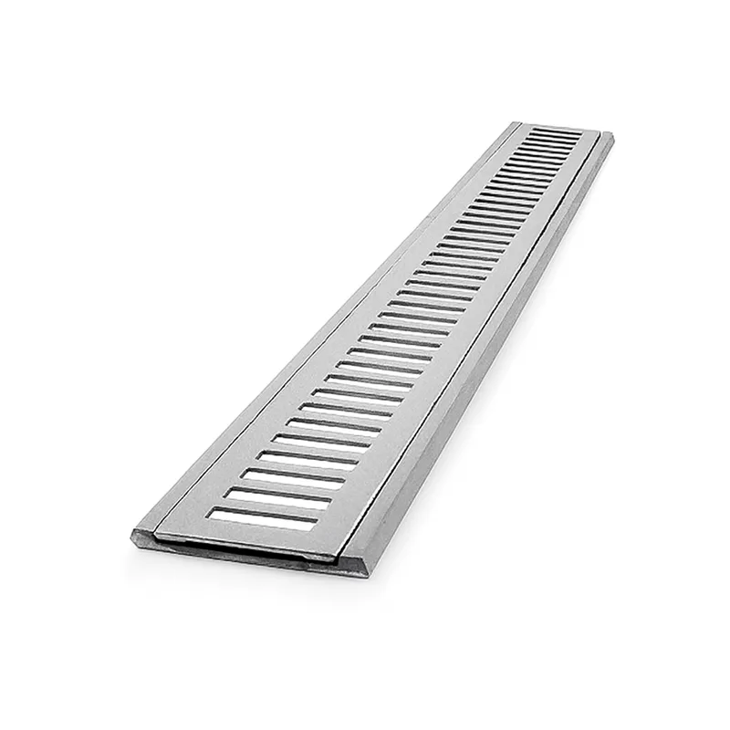 Conjunto Grelha E Porta-grelha Rústica Em Alumínio 15 X 100 Centímetros Std - Lgmais Lgmais