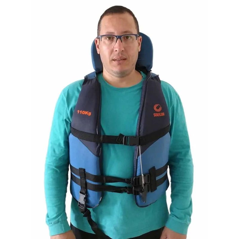 Colete Salva Vidas Até 110kg Auxiliar De Flutuação