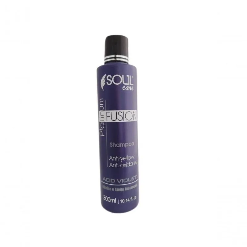 Shampoo Platinum Silver Blond Matizador Soul Care 300 Ml