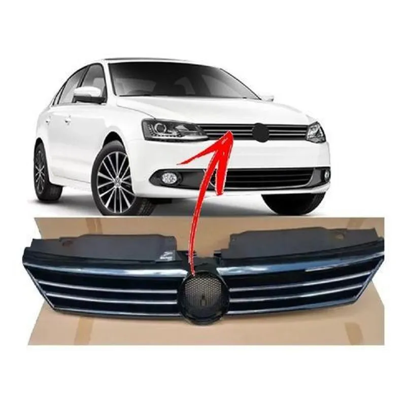 Grade Frontal Vw Jetta Tsi Friso Cromado