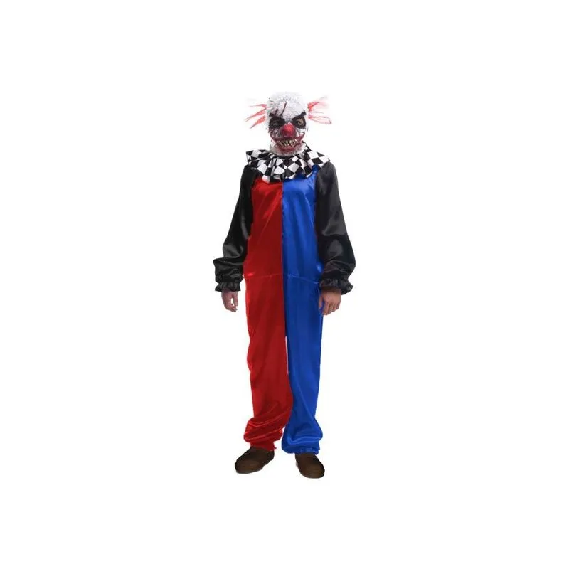 Fantasia Palhaço It Infantil de Halloween Com Gorro