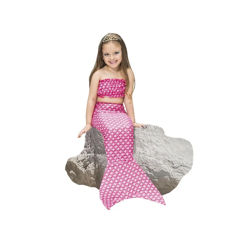 Fantasia Super Cauda de Sereia Pink Tamanho P UNICA