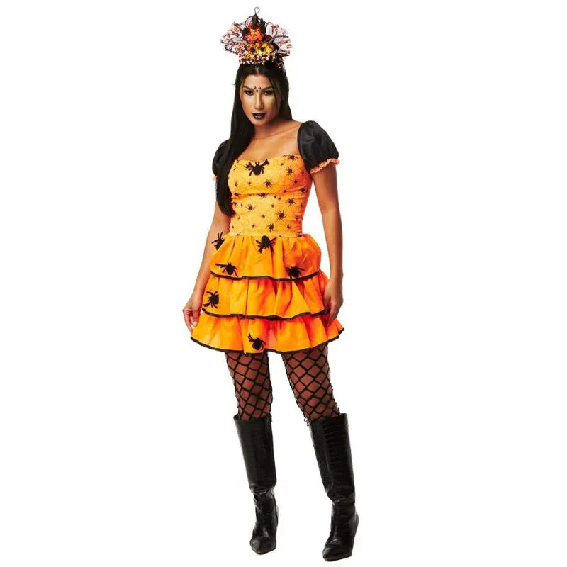 Fantasia Halloween Bruxa Sabrina Adulto Tamanho P