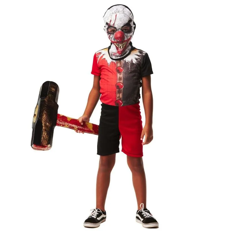 Fantasia Halloween Palhacinho Infantil Tamanho M
