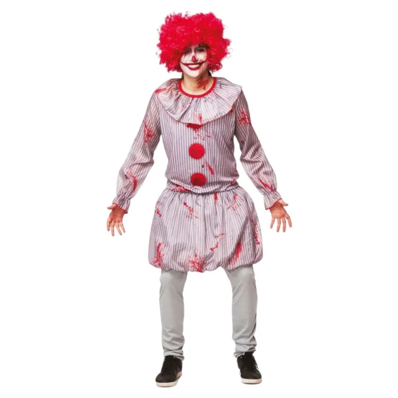 Fantasia Adulto Pennywise Palhaço It A Coisa Cosplay Filme De Terror Halloween Dia Das Bruxas Festa Zumbi Sexta Feira 13